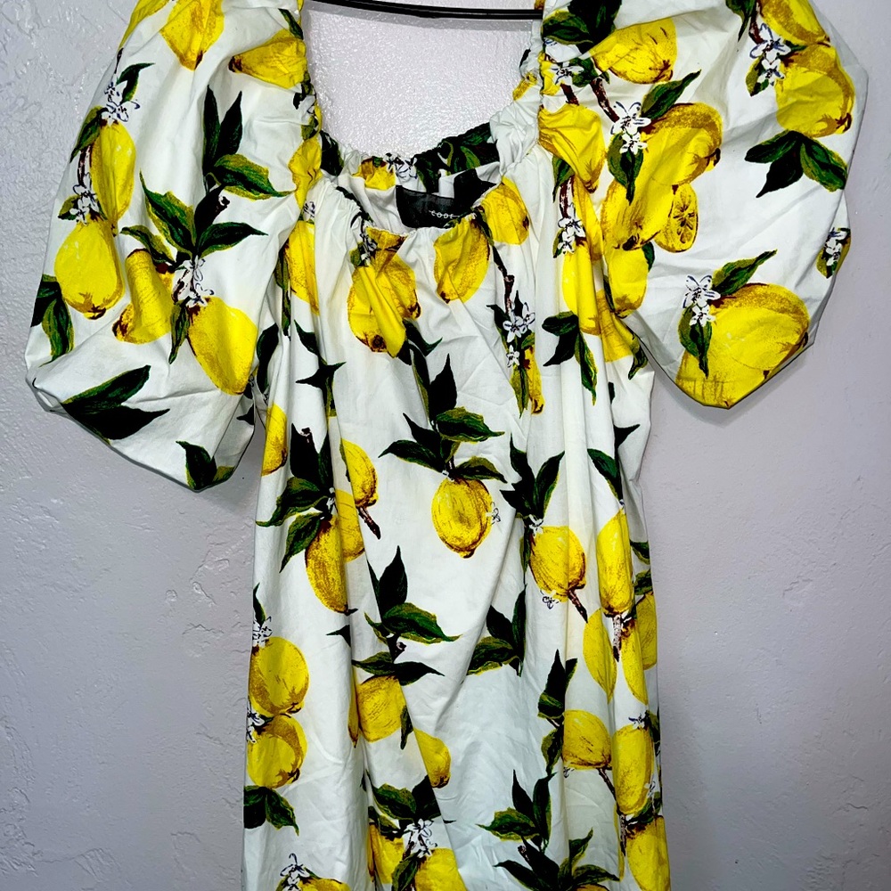 SOLD Lemon dress